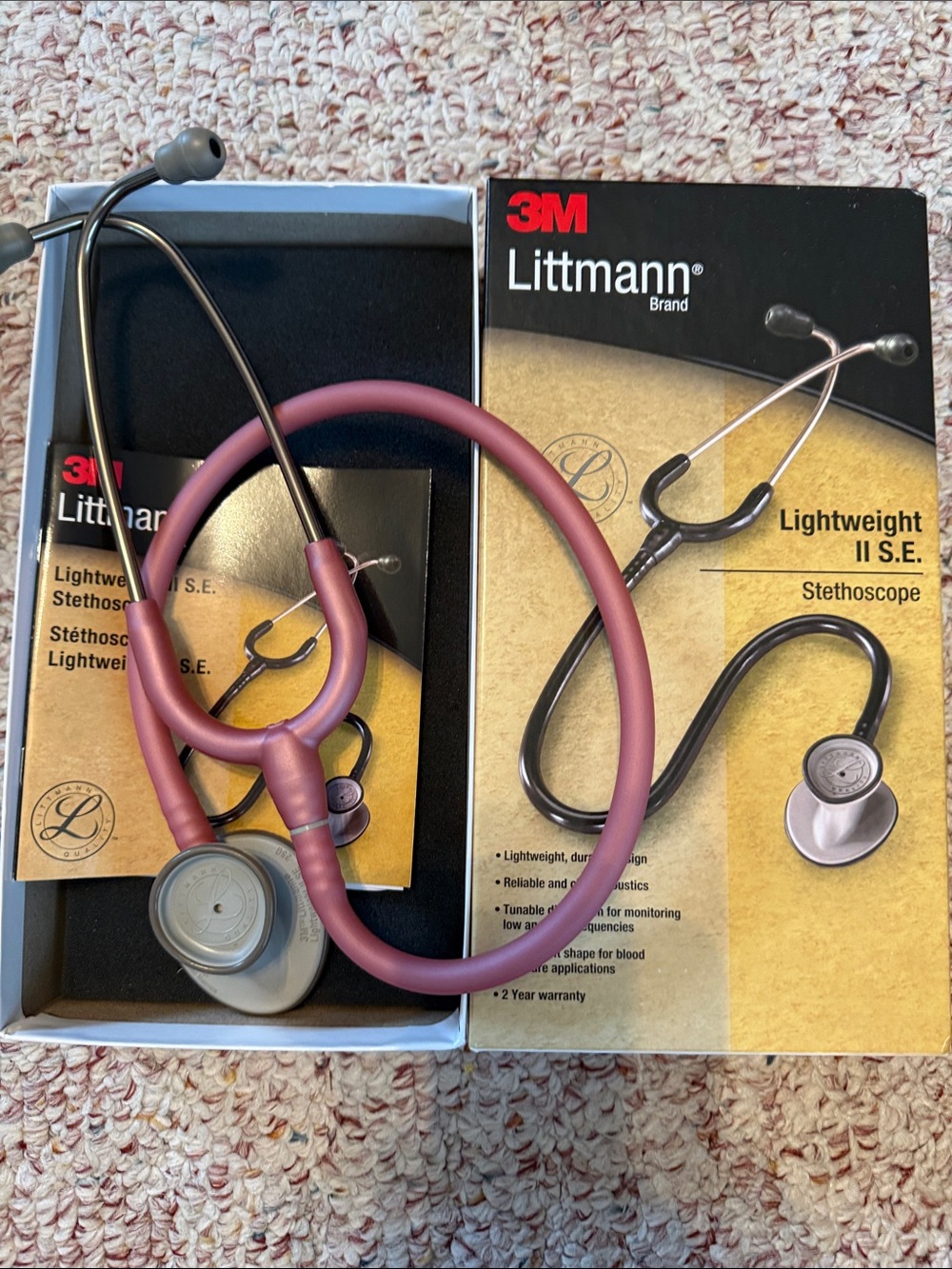 3M Littmann Lightweight II S.E. Stethoscope - pink